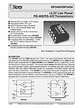 DataSheet SP3493C pdf